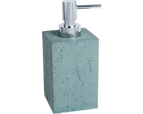 Купить Дозатор жидкого мыла Fixsen Gusto FX-300-1 Хром Бирюзовый в магазине сантехники Santeh-Crystal.ru