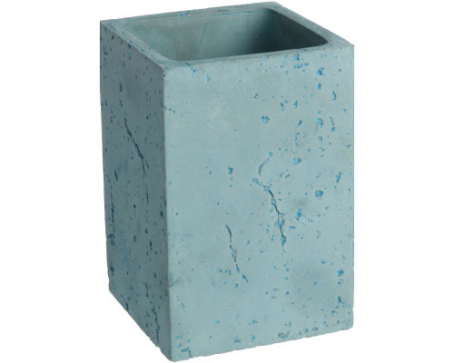 Заказать Стакан для зубных щеток Fixsen Gusto FX-300-3 Хром Бирюзовый в магазине сантехники Santeh-Crystal.ru