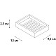 Купить Мыльница Fixsen Gusto FX-300-4 Хром Бирюзовый в магазине сантехники Santeh-Crystal.ru