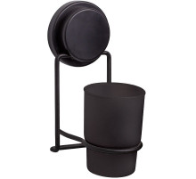 Стакан для зубных щеток Fixsen Magic Black FX-45006 Черный матовый