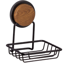 Мыльница Fixsen Magic Wood FX-46009 Черная матовая