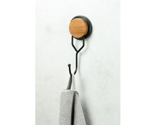 Приобрести Крючок Fixsen Magic Wood FX-46005 Черный матовый в магазине сантехники Santeh-Crystal.ru