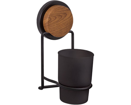 Заказать Стакан для зубных щеток Fixsen Magic Wood FX-46006 Черный матовый в магазине сантехники Santeh-Crystal.ru