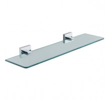 Стеклянная полка Fixsen Metra FX-11103 Хром