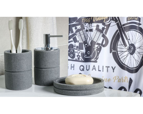 Заказать Ершик для унитаза Fixsen Nero FX-240-5 Серый в магазине сантехники Santeh-Crystal.ru