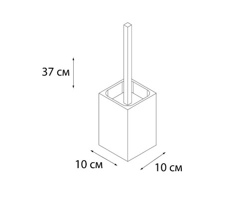 Заказать Ершик для унитаза Fixsen Punto FX-200-5 Серый, черный в магазине сантехники Santeh-Crystal.ru