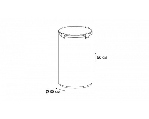 Santeh-Crystal.ru: Корзина для белья Fixsen Smart Style FX-1033A Серая Заказать Корзина для белья Fixsen Smart Style FX-1033A Серая в магазине сантехники Santeh-Crystal.ru