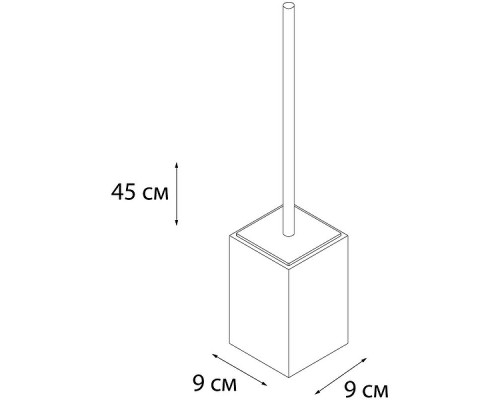 Заказать Ершик для унитаза Fixsen Sole FX-301-5 Бежевый Хром в магазине сантехники Santeh-Crystal.ru
