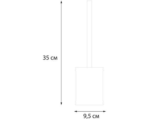 Заказать Ершик для унитаза Fixsen Star FX-610-5 Белый в магазине сантехники Santeh-Crystal.ru