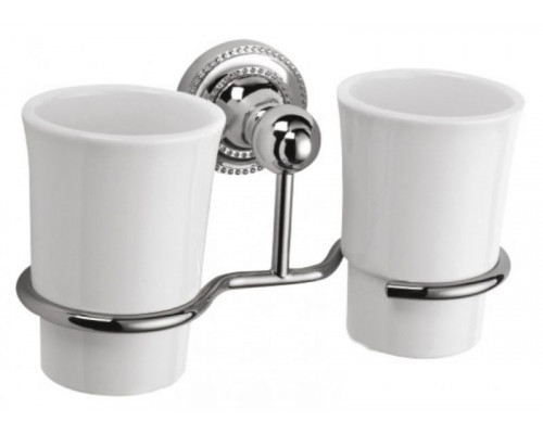 Приобрести Стакан для зубных щеток Fixsen Style FX-41107 Хром в магазине сантехники Santeh-Crystal.ru