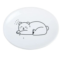 Мыльница Fixsen Teddy FX-600-4 Белая Черная