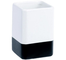 Стакан для зубных щеток Fixsen Text FX-230-3 Белый