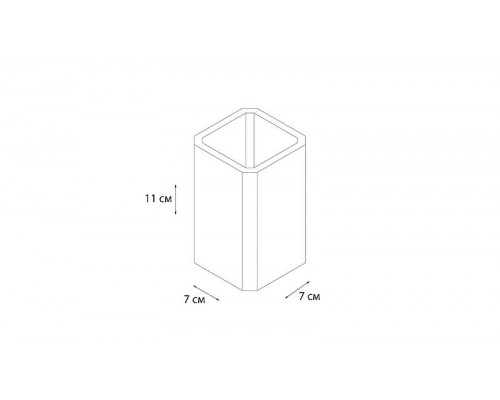 Купить Стакан для зубных щеток Fixsen Text FX-230-3 Белый в магазине сантехники Santeh-Crystal.ru