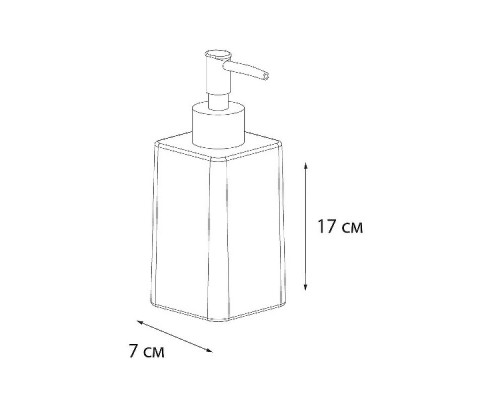 Купить Дозатор жидкого мыла Fixsen Twist FX-1569A-1 Мультиколор в магазине сантехники Santeh-Crystal.ru
