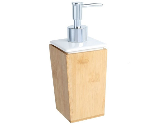 Заказать Дозатор жидкого мыла Fixsen Wood FX-110-1 Светлое дерево Белый в магазине сантехники Santeh-Crystal.ru