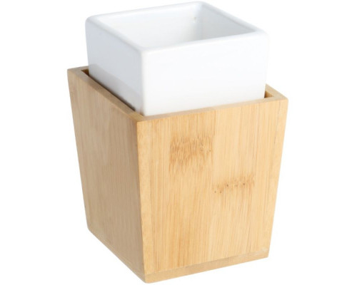 Заказать Стакан для зубных щеток Fixsen Wood FX-110-3 Белый в магазине сантехники Santeh-Crystal.ru