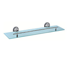 Стеклянная полка Frap F19 F1907 Хром