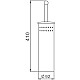 Купить Ершик для унитаза Haiba HB902 Хром в магазине сантехники Santeh-Crystal.ru