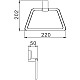 Купить Кольцо для полотенец Haiba HB8804 Хром в магазине сантехники Santeh-Crystal.ru
