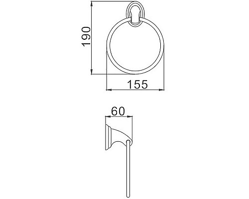 Santeh-Crystal.ru: Кольцо для полотенец Haiba HB1504 Хром Заказать Кольцо для полотенец Haiba HB1504 Хром в магазине сантехники Santeh-Crystal.ru