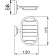 Купить Мыльница Haiba HB1502-1 Хром в магазине сантехники Santeh-Crystal.ru