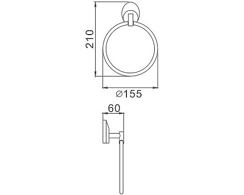 Santeh-Crystal.ru: Кольцо для полотенец Haiba HB1604 Хром Приобрести Кольцо для полотенец Haiba HB1604 Хром в магазине сантехники Santeh-Crystal.ru