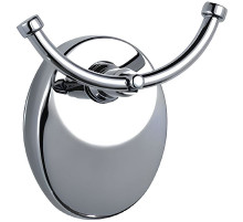 Двойной крючок Haiba HB1605-2 Хром