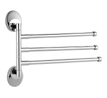 Полотенцедержатель Haiba HB1613 тройной поворотный Хром