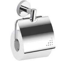 Держатель туалетной бумаги Haiba HB1703 с крышкой Хром