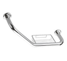 Поручень с мыльницей Haiba HB1719 Хром