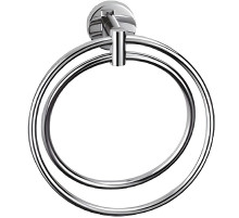 Кольцо для полотенец Haiba HB1704-1 двойное Хром