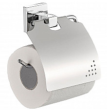 Держатель туалетной бумаги Haiba HB8603 с крышкой Хром