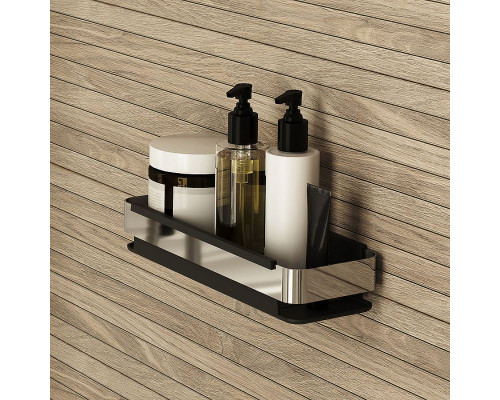 Приобрести Полка корзина Iddis SHE13SBi44 Черный в магазине сантехники Santeh-Crystal.ru