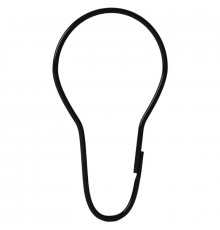 Кольца для штор Iddis RINMBL0i15 Черные матовые