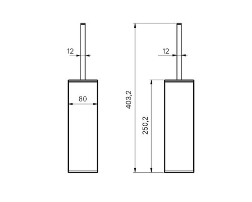 Заказать Ершик для унитаза Iddis On-X ONXBL00i47 Черный матовый Белый в магазине сантехники Santeh-Crystal.ru