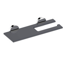 Держатель туалетной бумаги Keuco Edition 90 19073 018000 с полочкой Хром Серый