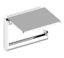 Держатель туалетной бумаги Keuco Plan 14973 010000 с полочкой Хром
