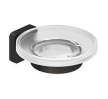 Мыльница Kludi Vela S 25985N2 цвет Оружейная сталь брашированная