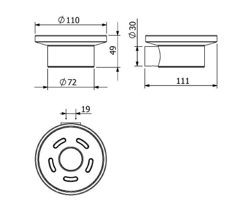 Мыльница Kludi Vela R 58985N1 цвет Бронза брашированная