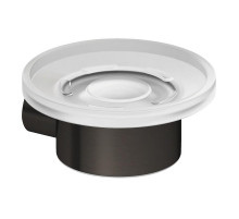 Мыльница Kludi Vela R 58985N2 цвет Оружейная сталь брашированная