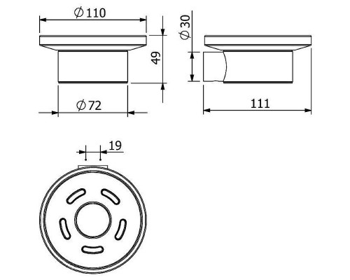 Мыльница Kludi Vela R 5898505 Хром