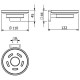 Мыльница Kludi Vela S 2598505 Хром