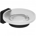 Мыльница Kludi Vela S 2598539 Черная матовая