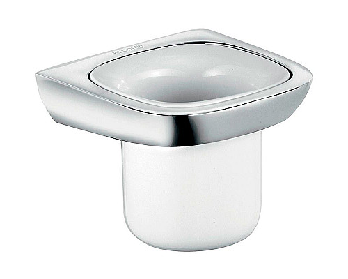 Santeh-Crystal.ru: Стакан для зубных щеток Kludi Ambienta 5397505 Хром Белый Купить Стакан для зубных щеток Kludi Ambienta 5397505 Хром Белый в магазине сантехники Santeh-Crystal.ru