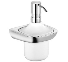 Дозатор для жидкого мыла Kludi Ambienta 5397605 Белый Хром
