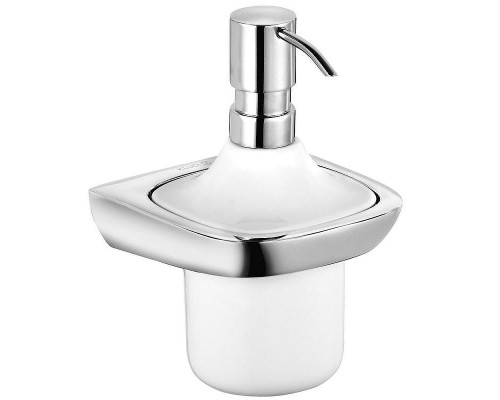 Дозатор для жидкого мыла Kludi Ambienta 5397605 Белый Хром