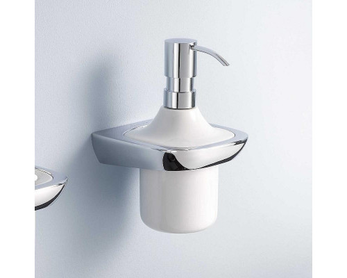 Дозатор для жидкого мыла Kludi Ambienta 5397605 Белый Хром