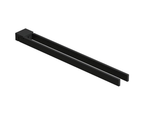 Полотенцедержатель Kludi Vela C 3197739 двойной Черный матовый