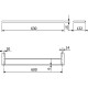 Полотенцедержатель Kludi Vela C 3198805 двойной Хром