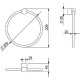 Кольцо для полотенец Kludi Vela R 5897853 Белое матовое